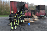 Realistisch Oefenen Fire Flash Blusgroep Burgum